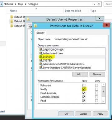 Default User Profile (Standart Windows Profili) Oluşturma