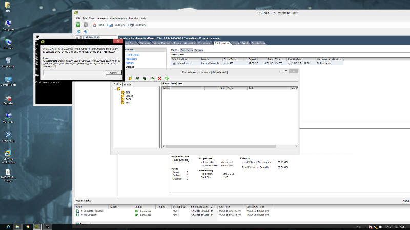 VMware ESX 6.0 Kurulumu ve VMware vSphere ile Sanal Makine Yönetimi