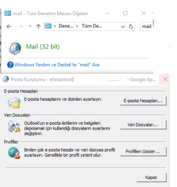 Microsoft Outlook’ta profil nasıl silinir? Bölüm-2