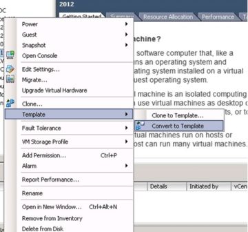 VMware Template Nasıl Oluşturulur ?