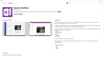 Send to OneNote Uygulaması ile Belgelerinizi Windows 10 OneNote’a Yazdırın