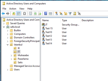 Microsoft Server 2016 Active Directory Yönetimi nasıl yapılır?